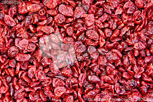 Image of Cranberry dried texture