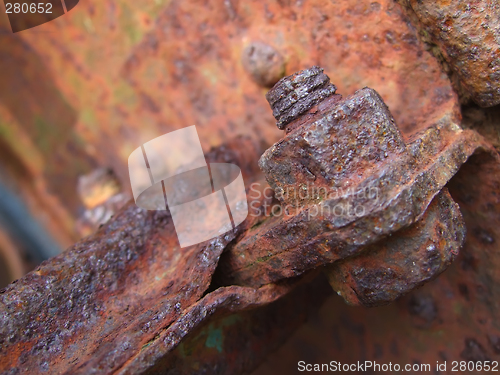 Image of Old Rusted Bolt