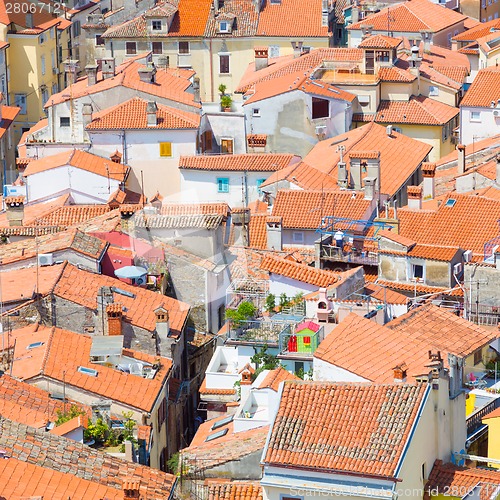 Image of Picturesque old town Piran, Slovenia.