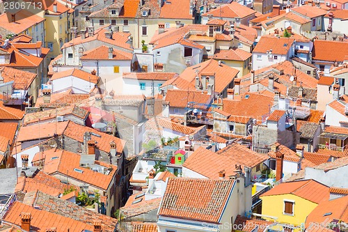 Image of Picturesque old town Piran, Slovenia.