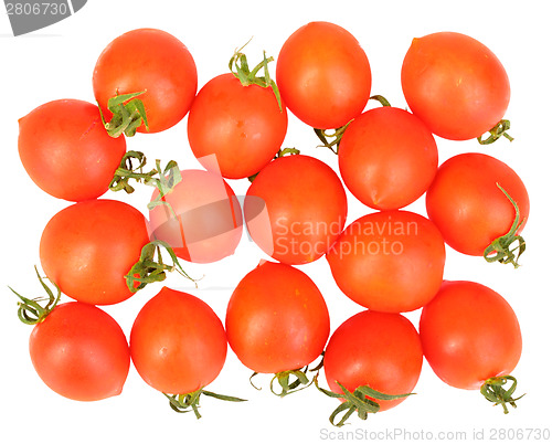 Image of Group of ripe red tomatos