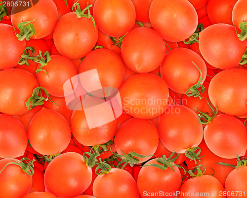 Image of Background of ripe red tomatos