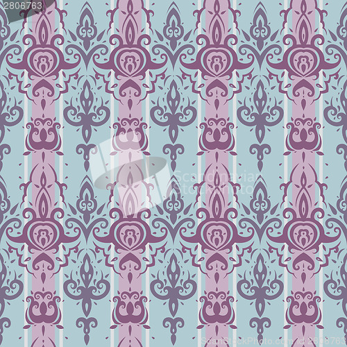 Image of Seamless wallpaper pattern.