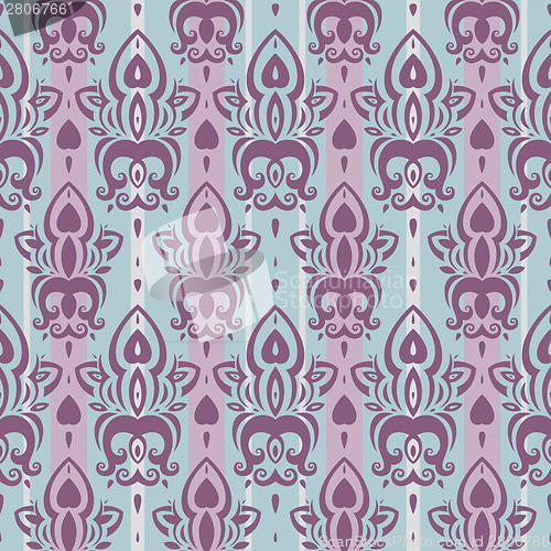 Image of Seamless wallpaper pattern.