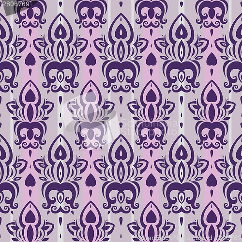 Image of Seamless wallpaper pattern.