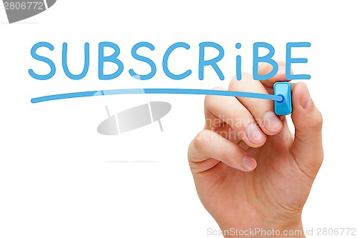 Image of Subscribe Blue Marker