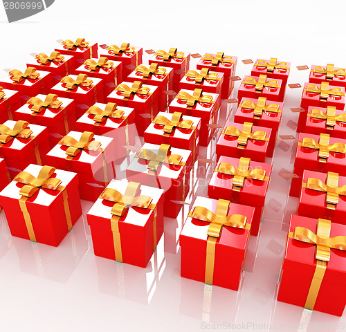 Image of Bright christmas gifts