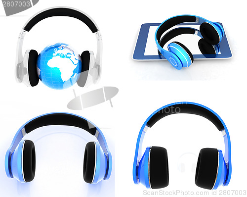 Image of Phone and headphones set