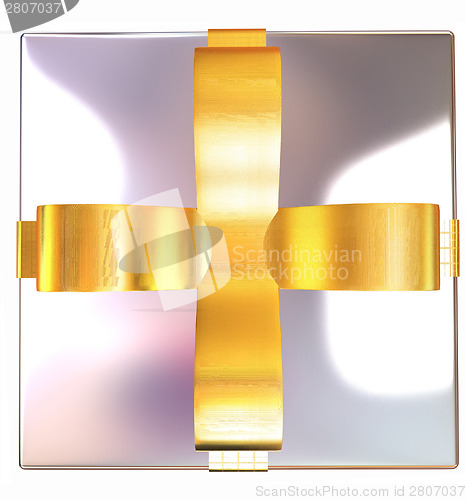 Image of Bright christmas gift background 