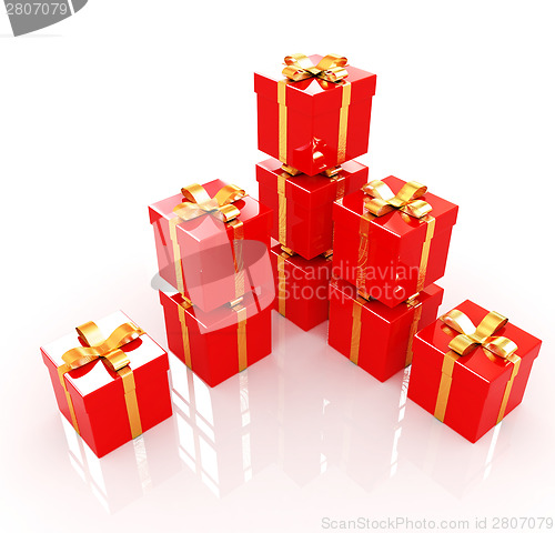 Image of Bright christmas gifts