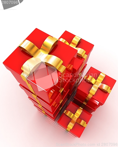 Image of Bright christmas gifts