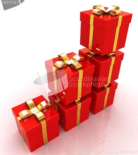 Image of Bright christmas gifts