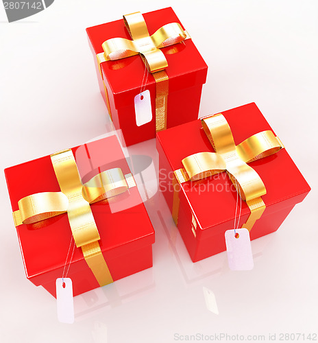 Image of Bright christmas gifts