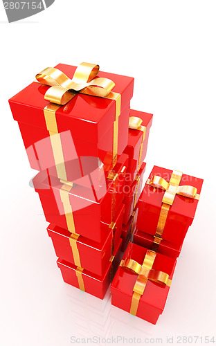 Image of Bright christmas gifts