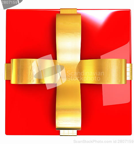 Image of Bright christmas gift background 