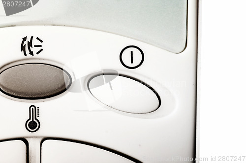 Image of Remote buttons.