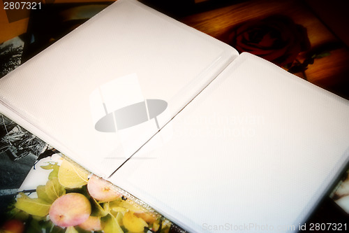 Image of Photo Album with copy space