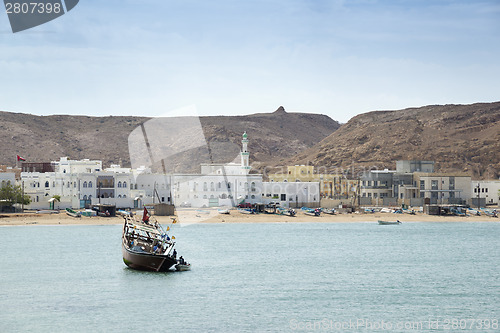 Image of View to Sur bay in Oman