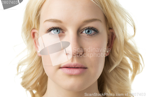 Image of Face blond woman