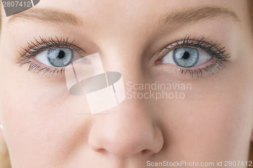 Image of Closeup woman eyes