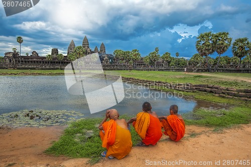 Image of Sunset over Angkor Wat