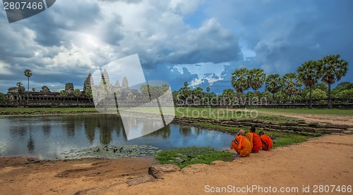 Image of Sunset over Angkor Wat