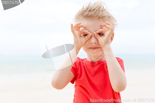 Image of boy at vacation