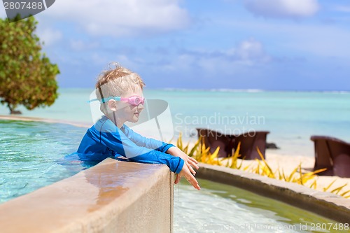 Image of boy at vacation