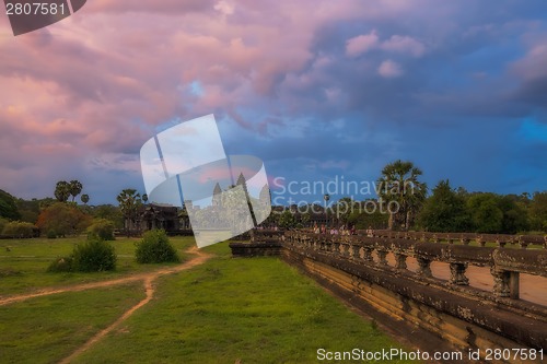 Image of Sunset over Angkor Wat