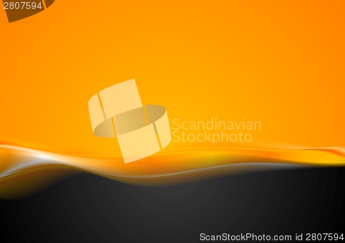Image of Bright smooth waves vector background