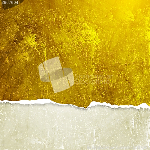 Image of Grunge wall with broken edge