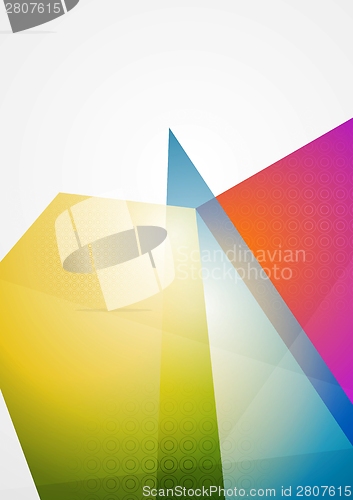 Image of Bright futuristic hi-tech background