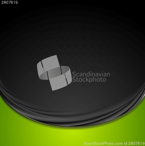 Image of Bright smooth waves vector background