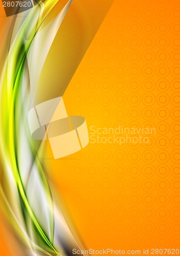 Image of Bright wavy vector background