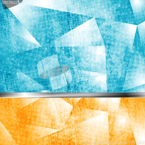 Image of Abstract grunge tech vector backdrop