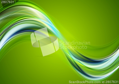 Image of Colorful abstract wavy background