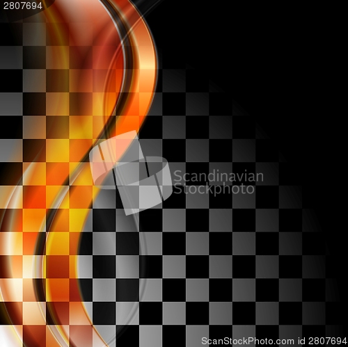 Image of Abstract wavy design