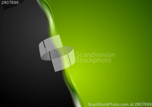 Image of Vector waves dark design