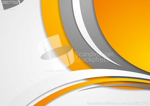 Image of Bright wavy template