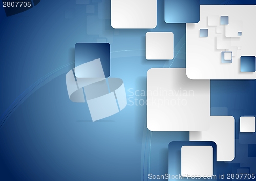 Image of Bright squares vector design