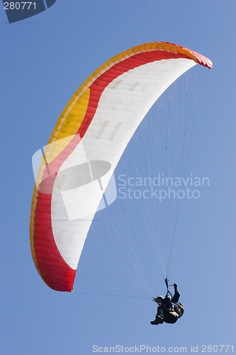 Image of Colorful paraglider