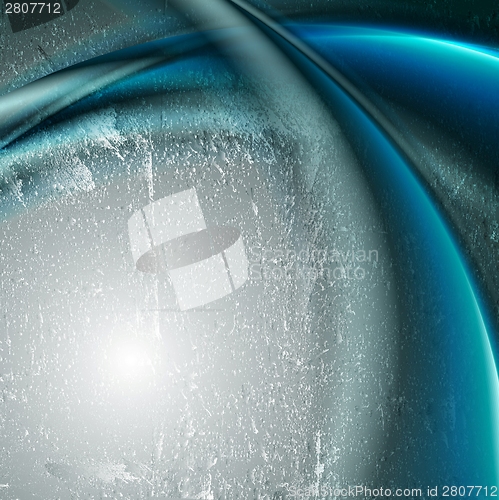 Image of Bright wavy grunge design