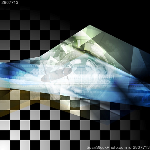 Image of Abstract technology vector design