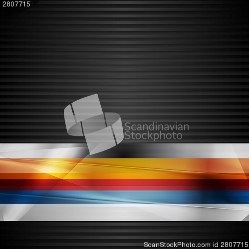 Image of Abstract stripes vector design