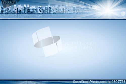 Image of Business Concept Background Blue