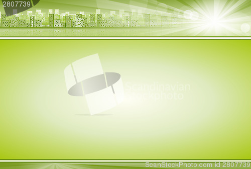 Image of Business Concept Background Green