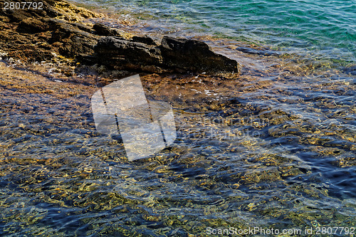 Image of Rock in the sea