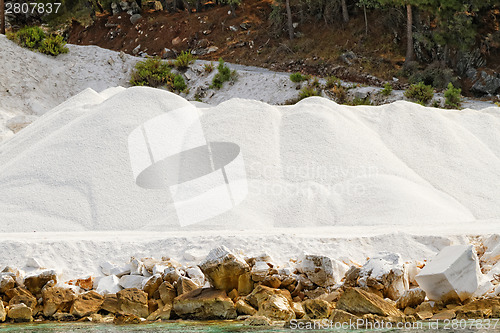 Image of Thassos white marble quarry