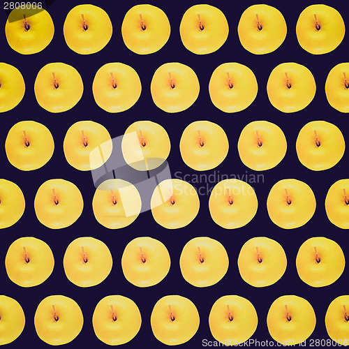 Image of Retro look Apple background