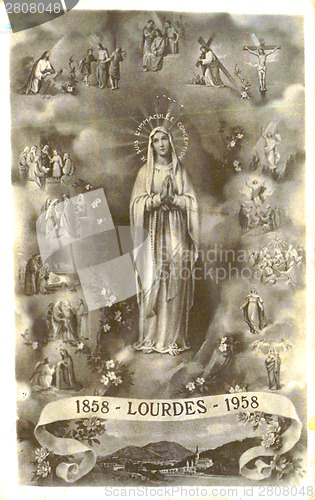 Image of Statue of Our Lady of Lourdes in the Grotto